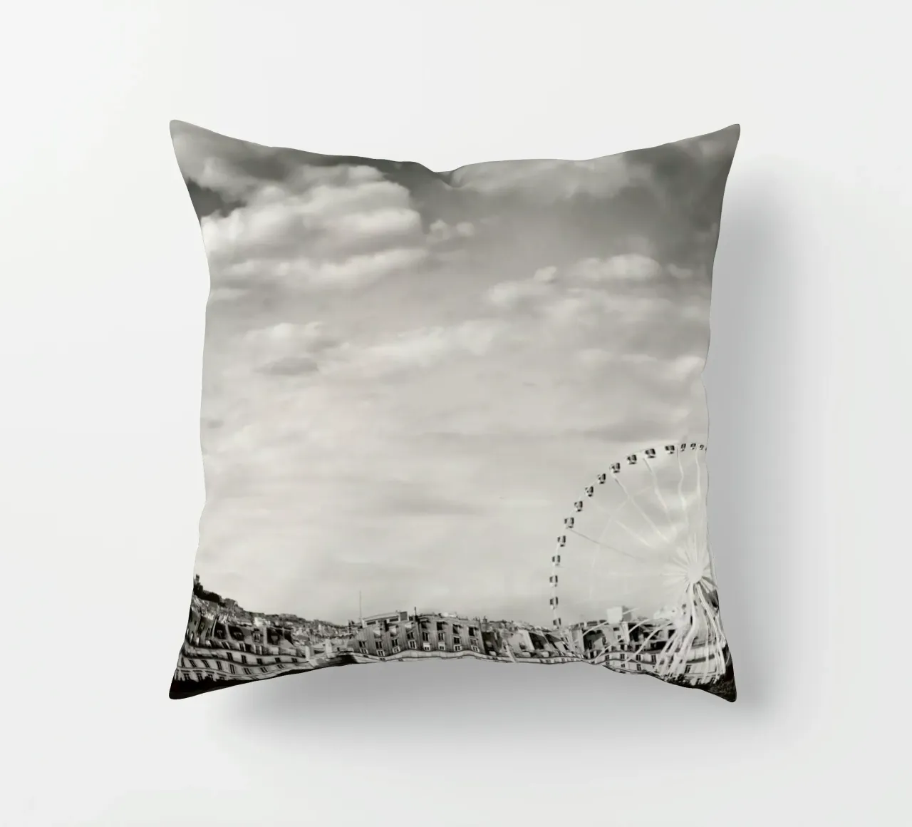 Paris Skyline cuscino da Anja Hebrank Photography