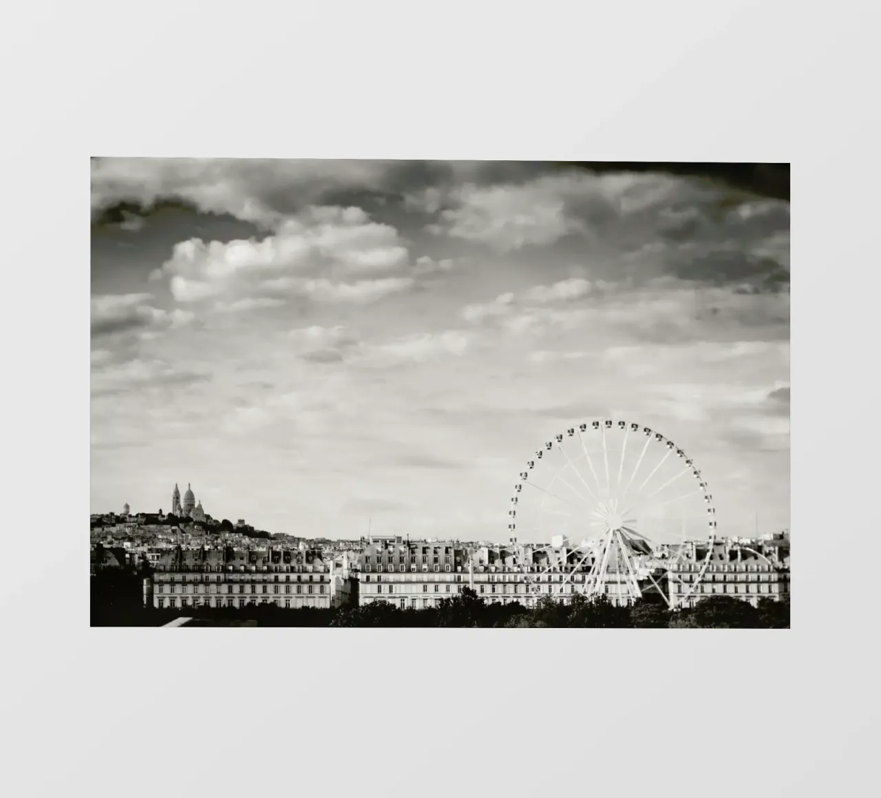Paris Skyline pellicola backlit da Anja Hebrank Photography