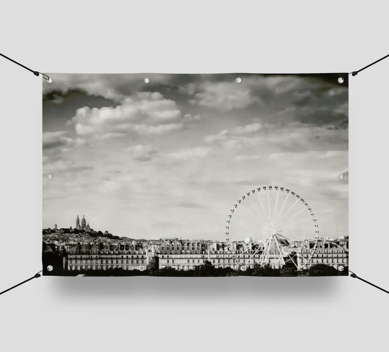 Paris Skyline telo in pvc da Anja Hebrank Photography