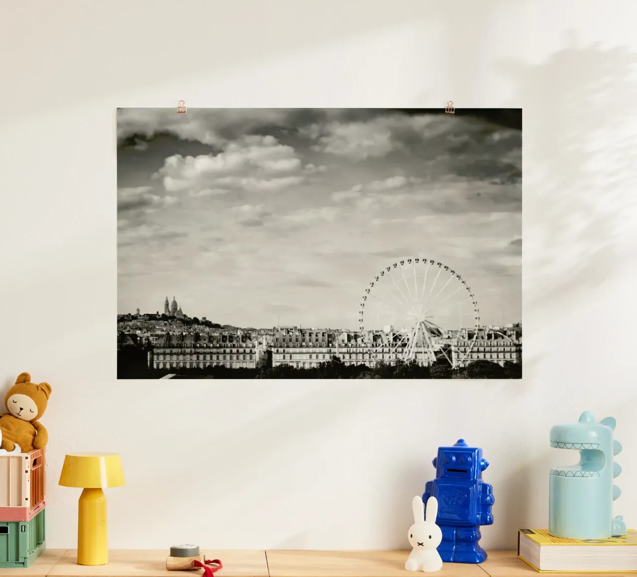 Paris Skyline carta hahnemühle da Anja Hebrank Photography