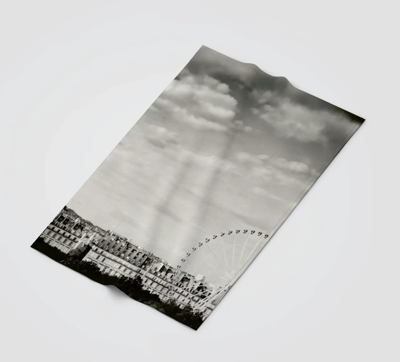 Paris Skyline coperta in pile da Anja Hebrank Photography