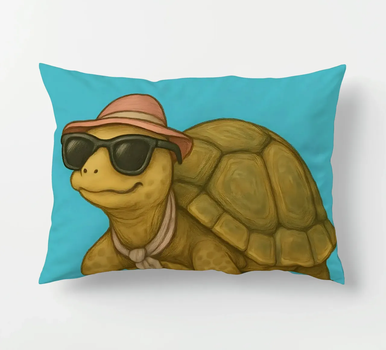 Meme divertente sulla tartaruga cuscino da Funny Humor Art
