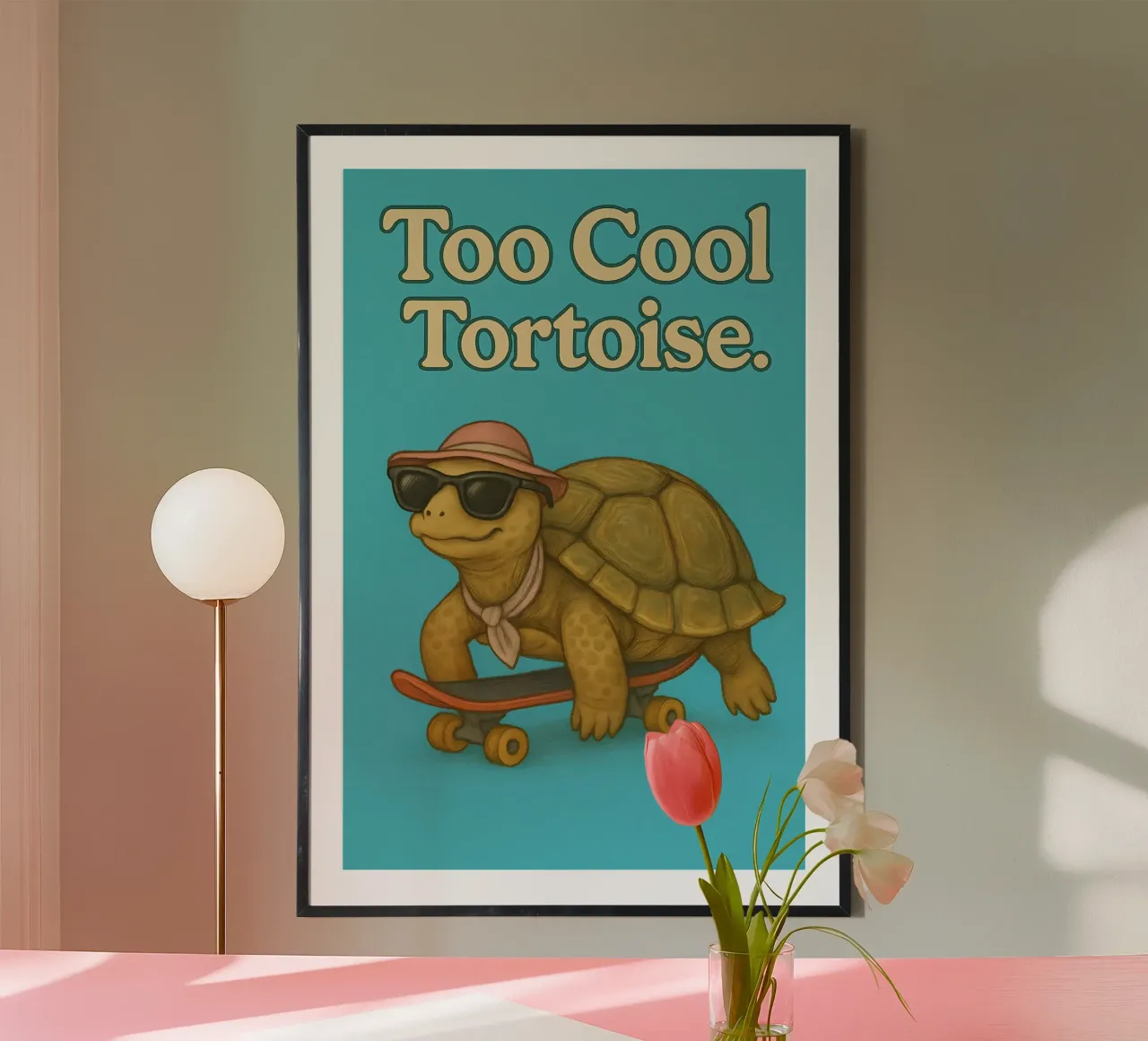 Meme divertente sulla tartaruga carta hahnemühle da Funny Humor Art