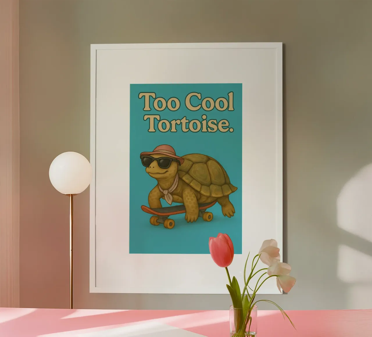 Meme divertente sulla tartaruga carta hahnemühle da Funny Humor Art
