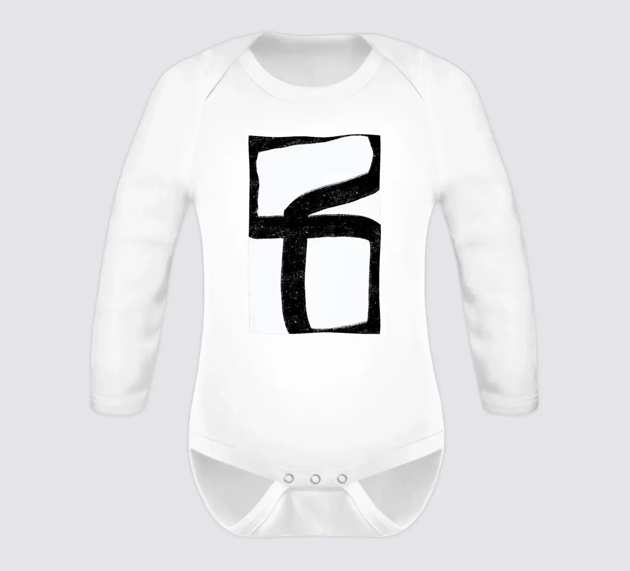 Eight long-sleeve baby romper by Graphite