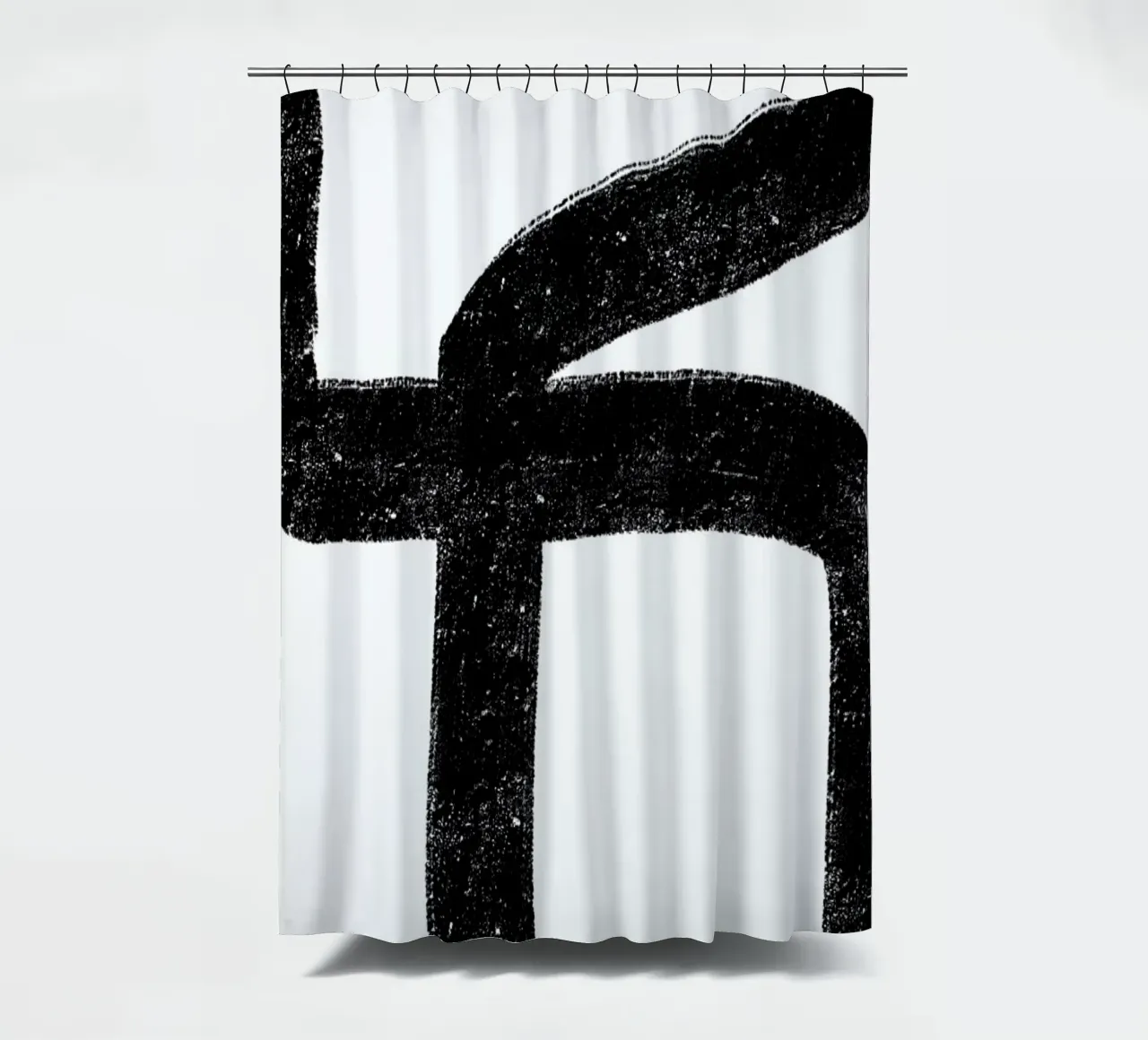 Eight shower curtain by Graphite