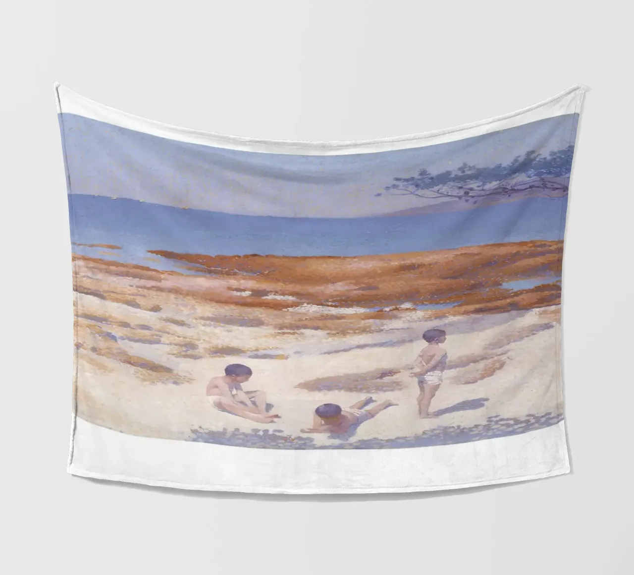 Henri-Edmond Cross Figure puntiniste da spiaggia coperta in pile da NorwesClub