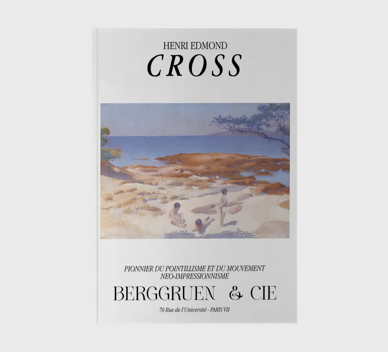 Henri-Edmond Cross Pointillist Beach Scene Figures notebook by NorwesClub