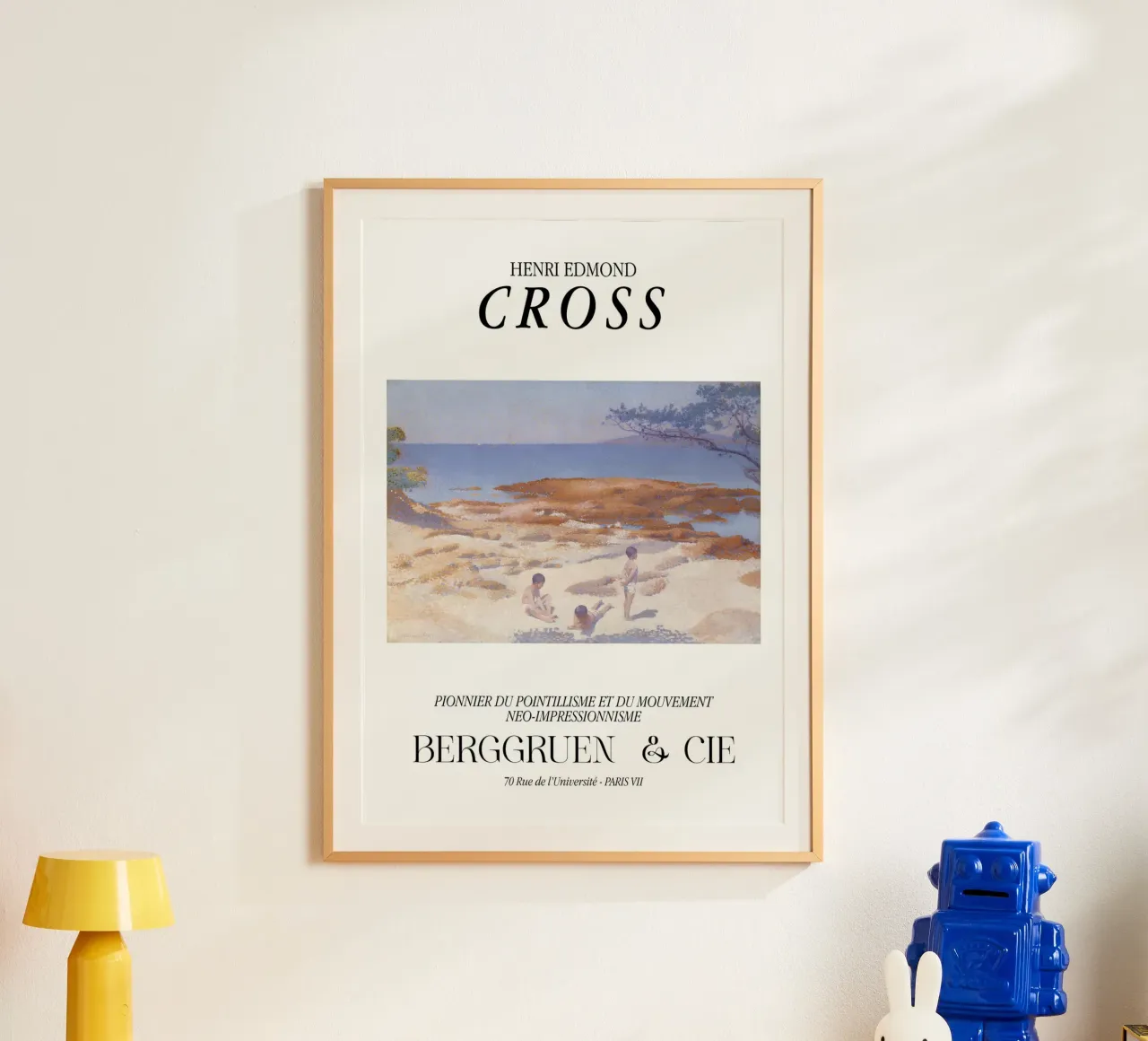 Henri-Edmond Cross Pointillist Beach Scene Figures hahnemühle by NorwesClub
