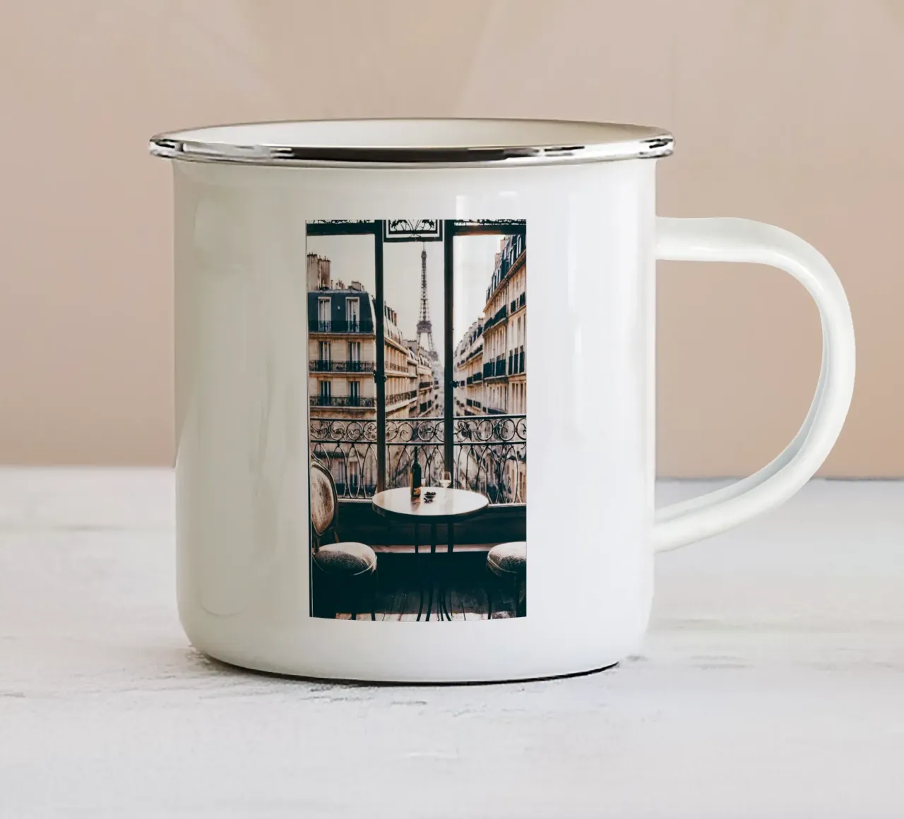 Balcon de Paris tazza in smalto da BLICKPUNKT