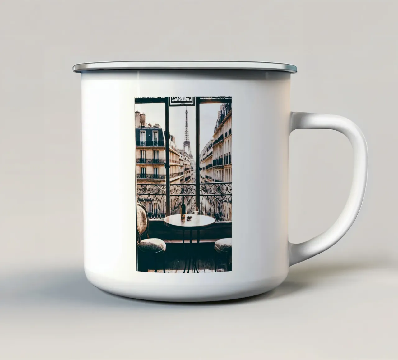 Balcon de Paris tazza in smalto da BLICKPUNKT