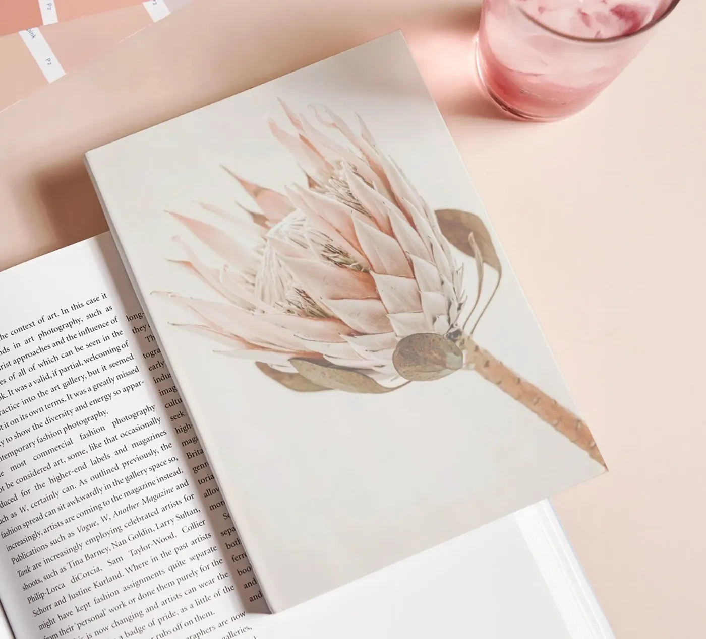 Protea notebook by Monika Strigel