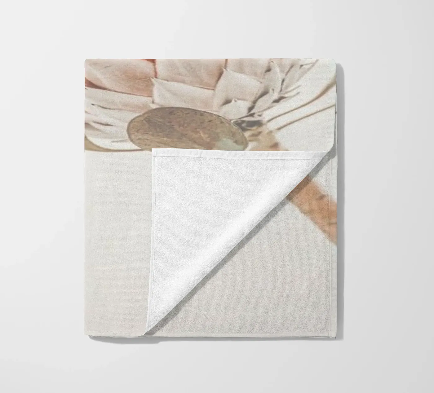 Protea beach towel by Monika Strigel