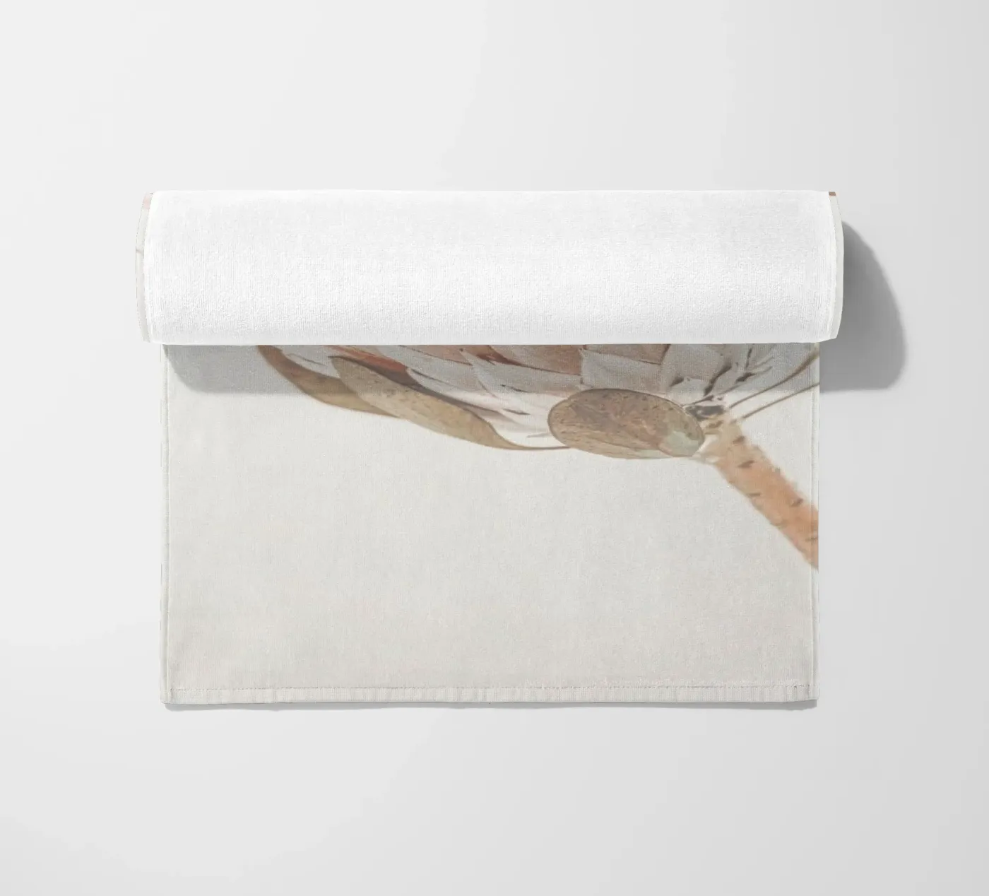 Protea beach towel by Monika Strigel