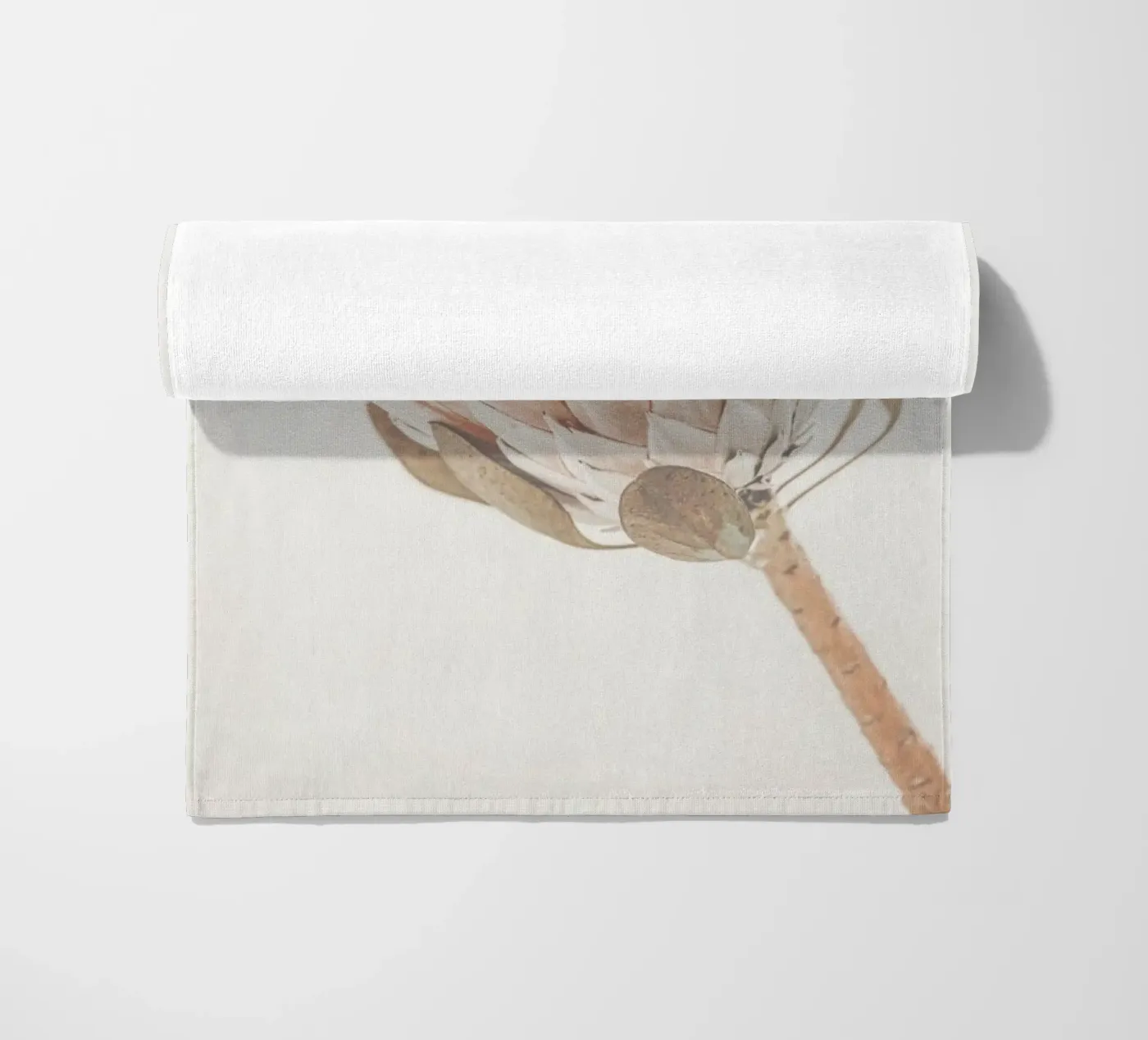 Protea beach towel by Monika Strigel