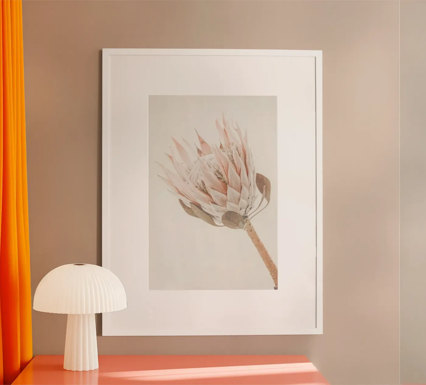 Protea poster by Monika Strigel