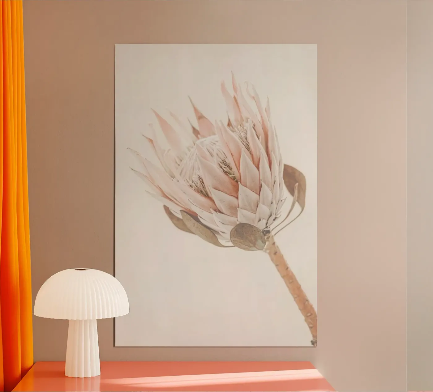 Protea poster by Monika Strigel