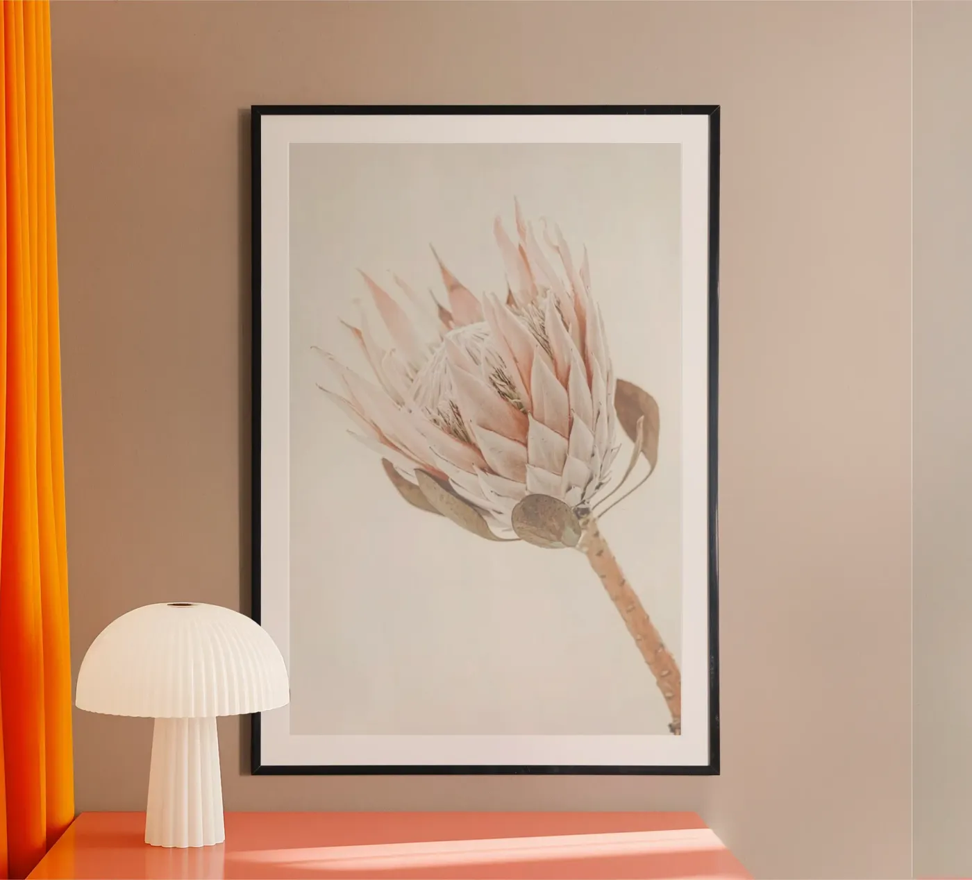 Protea poster by Monika Strigel