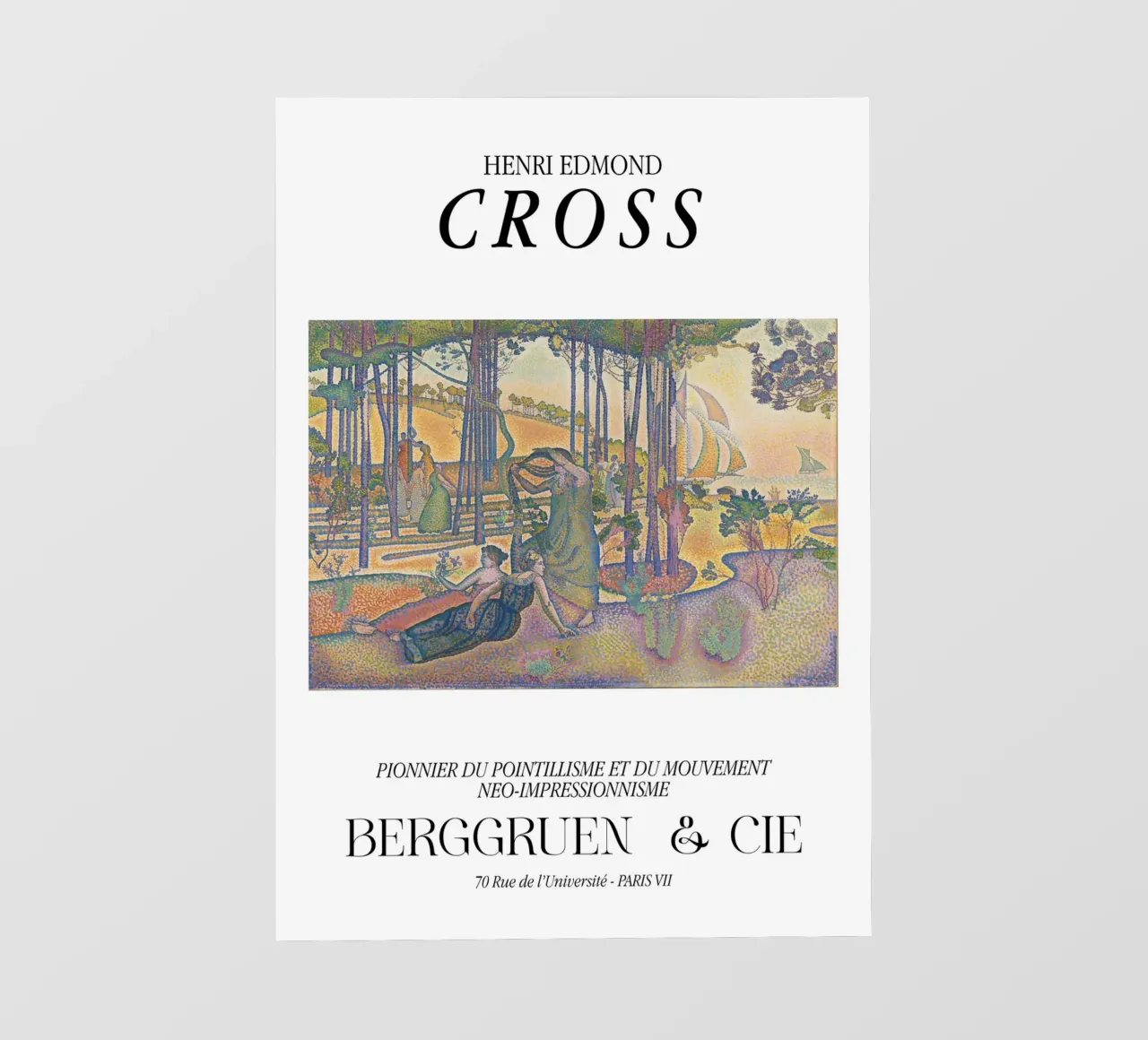 Henri-Edmond Cross Pointillist The Evening Air photo wallpaper by NorwesClub