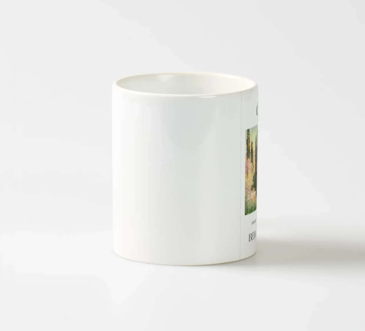 Henri-Edmond Cross Pointillist Cypresses Stampa tazza in ceramica da NorwesClub