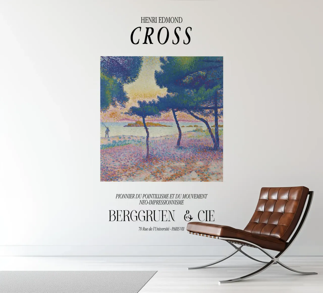 Henri-Edmond Cross Pointillist Beach at Saint-Clair photo wallpaper by NorwesClub