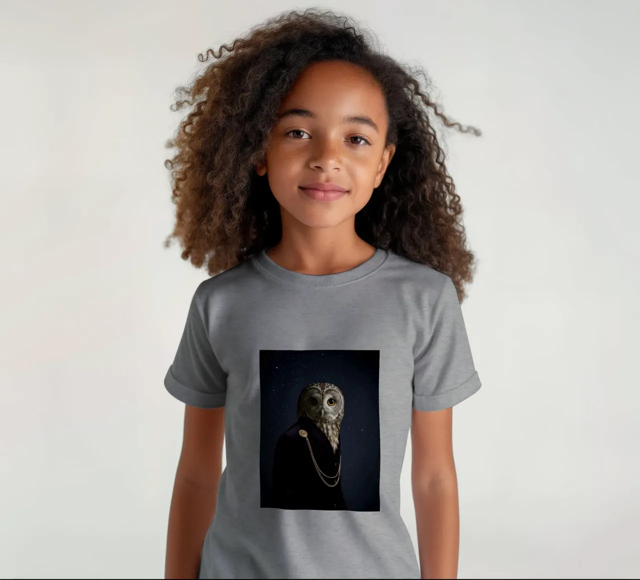 Mode Uil kinder t-shirt van Pawtrait Studio