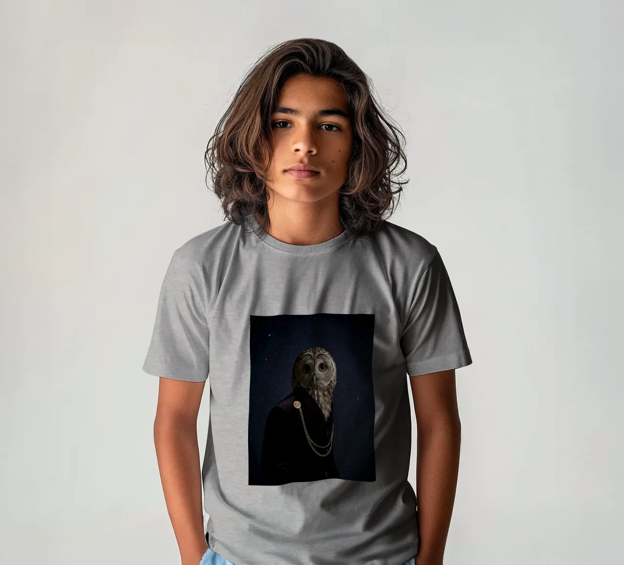 Mode Uil kinder t-shirt van Pawtrait Studio