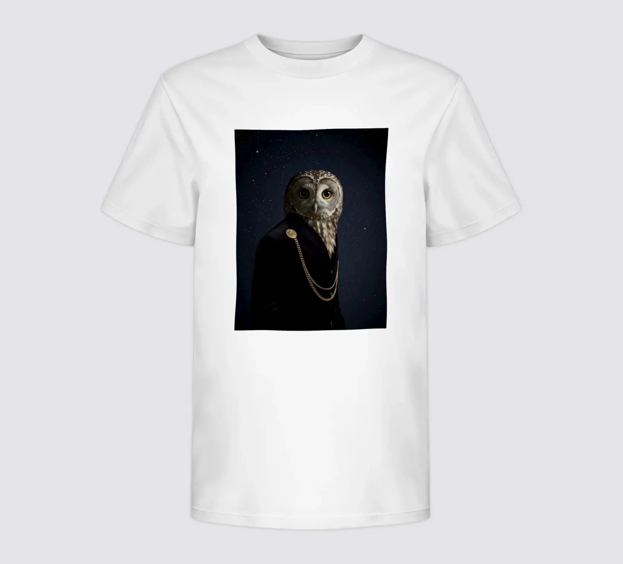 Mode-Eule Kinder T-Shirt von Pawtrait Studio