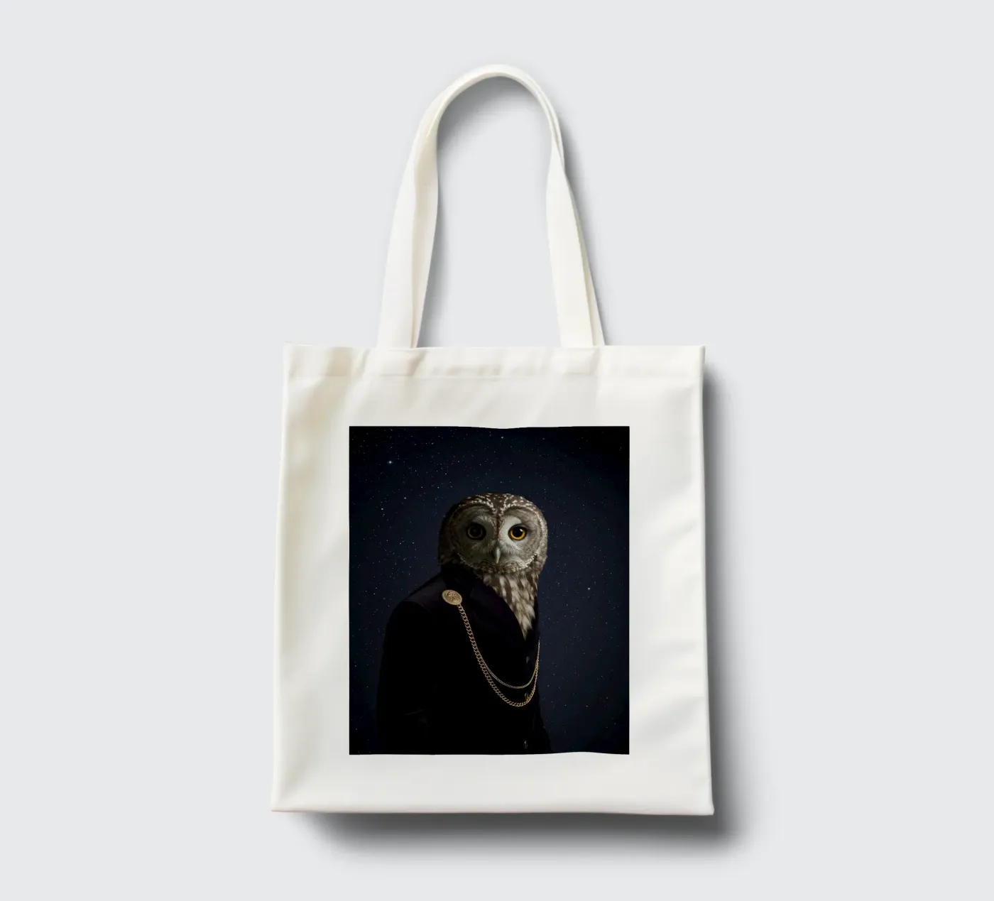 Mode-Eule Jutebeutel von Pawtrait Studio