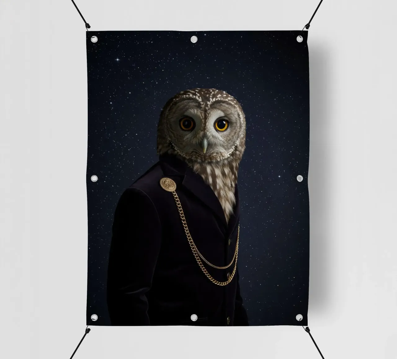 Mode-Eule PVC Plane von Pawtrait Studio