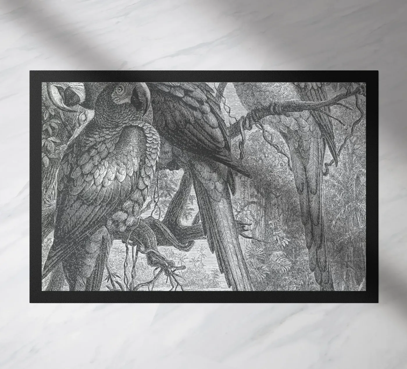 Macaws Parrots deurmat van Astër