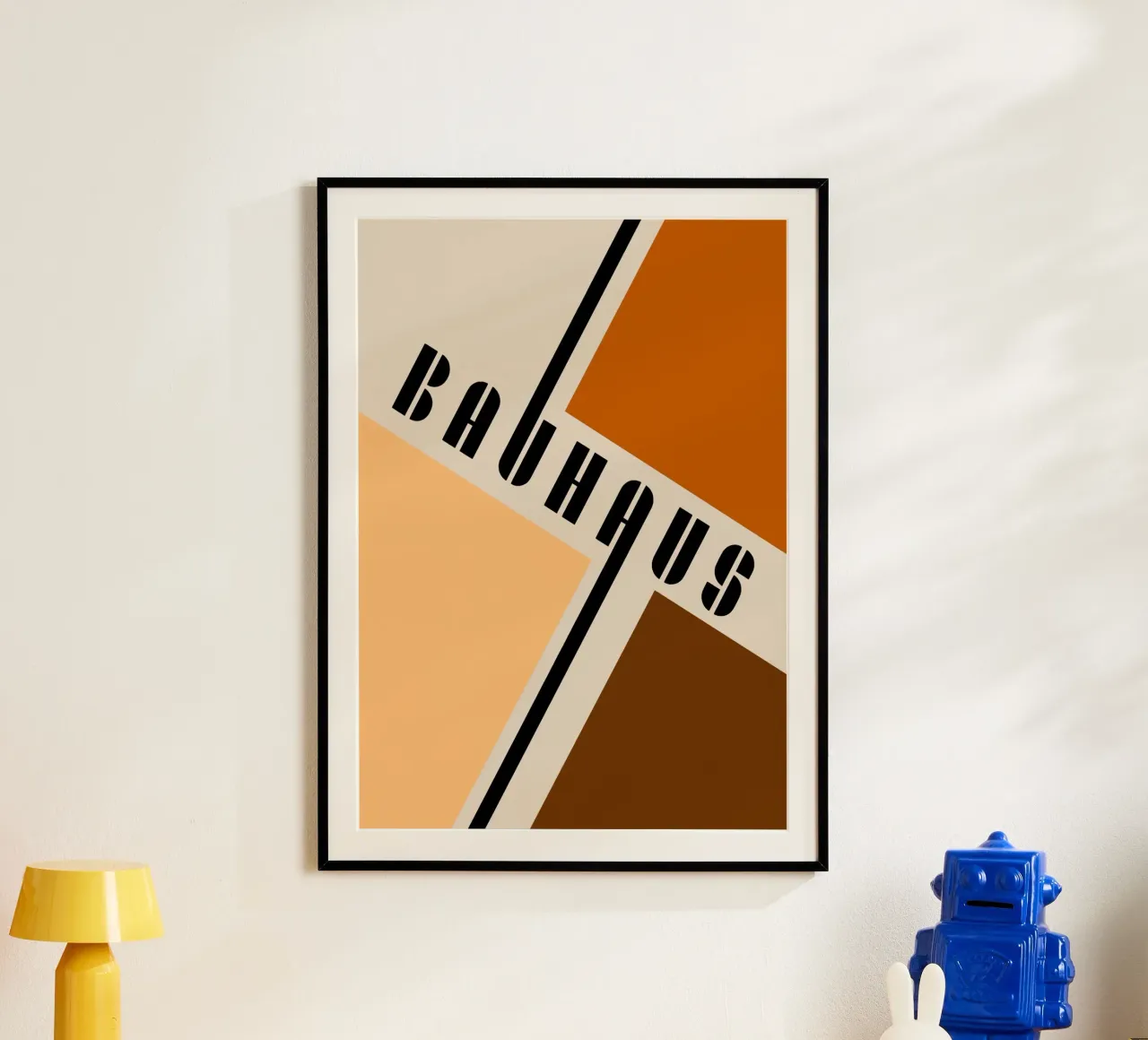 Bauhaus Typography Geometric Modernist Print hahnemühle by NorwesClub