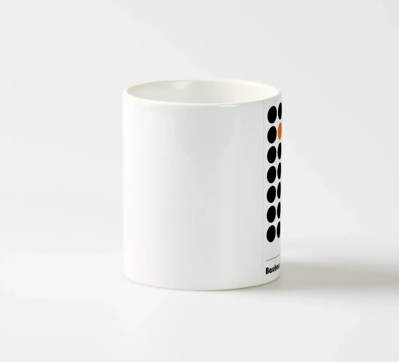 Bauhaus Griglia geometrica Cerchi astratti Stampa 1923 tazza in ceramica da NorwesClub