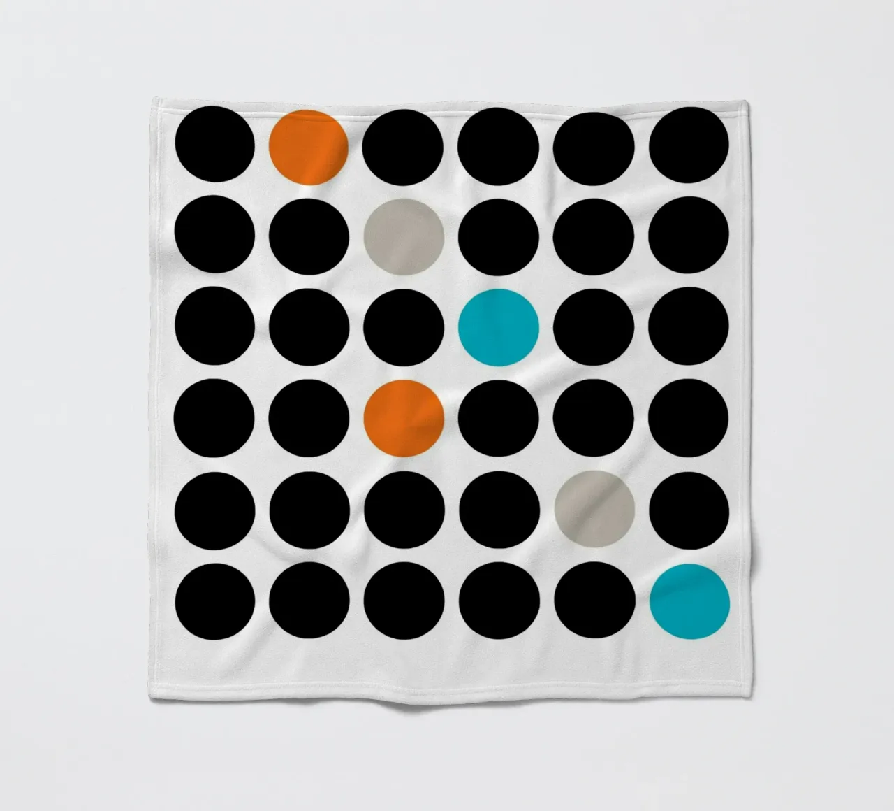 Bauhaus Geometric Grid Circles Abstract Print 1923 fleece blanket by NorwesClub