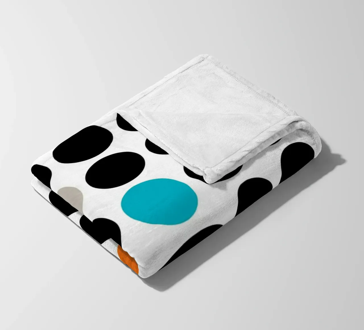 Bauhaus Geometric Grid Circles Abstract Print 1923 fleece blanket by NorwesClub