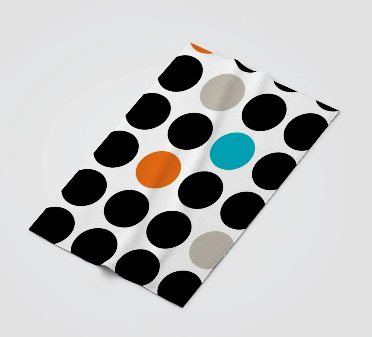 Bauhaus Geometric Grid Circles Abstract Print 1923 fleece blanket by NorwesClub
