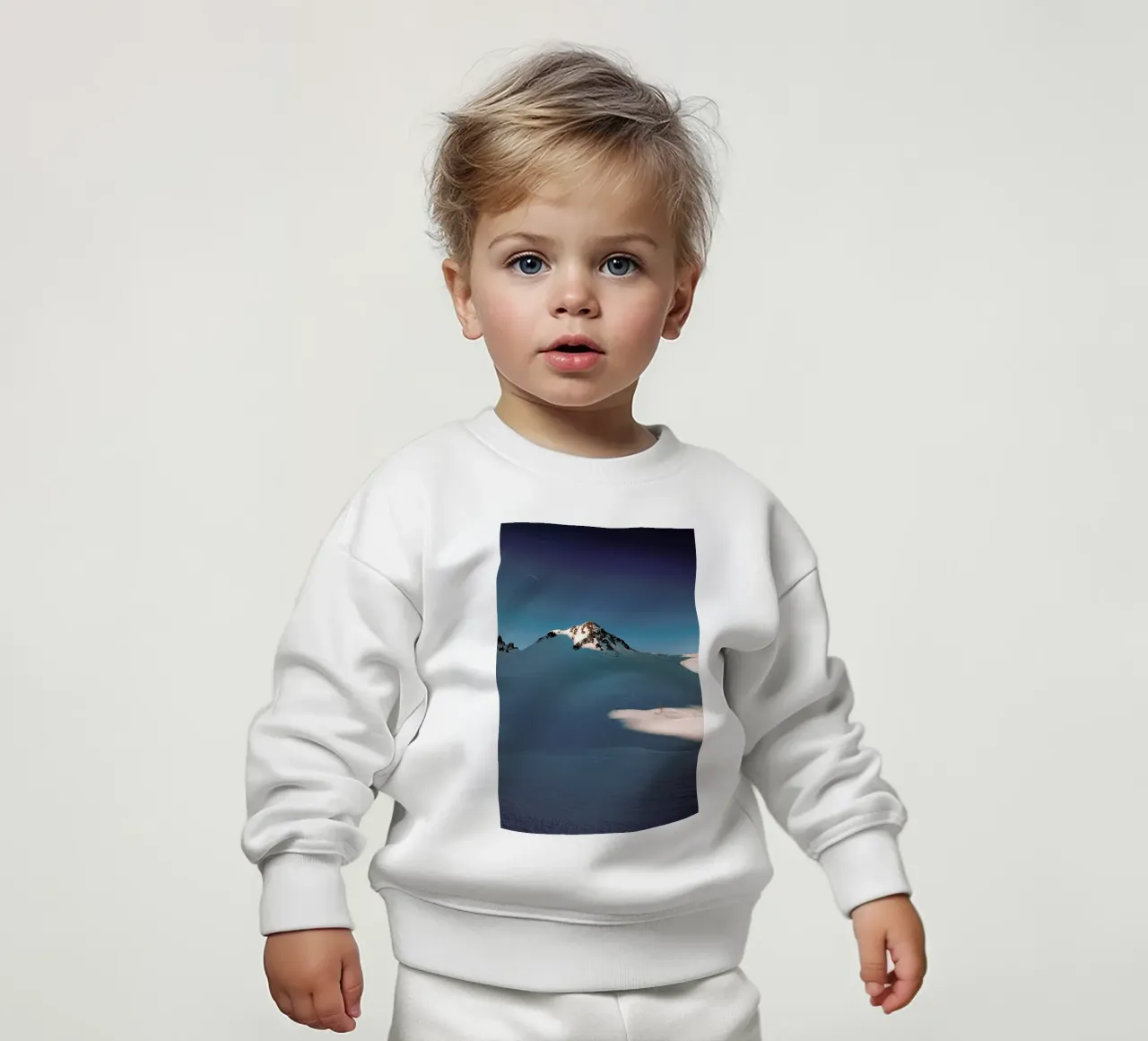 Snowy Sundown Vibes felpa neonato da Sebastian Hilgetag