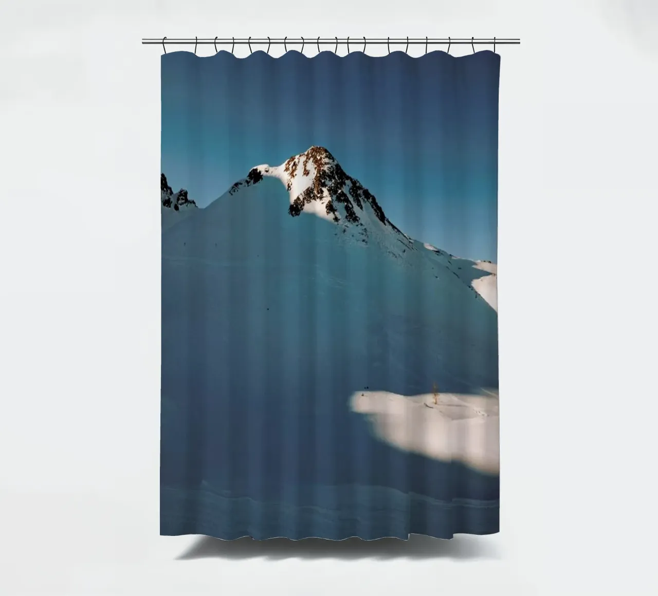 Snowy Sundown Vibes tenda da doccia da Sebastian Hilgetag