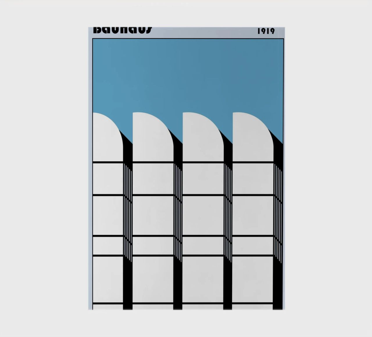 Bauhaus Geometric Pattern Abstract Print 1919 notebook by NorwesClub
