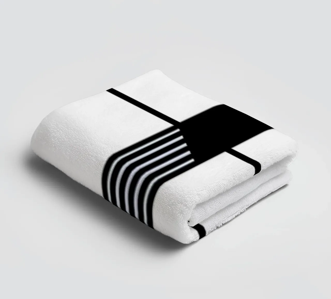 Bauhaus Geometrisches Muster Abstrakter Druck 1919 Handtuch von NorwesClub