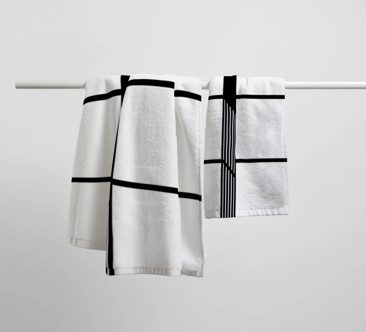 Bauhaus Geometric Pattern Abstract Print 1919 towel by NorwesClub