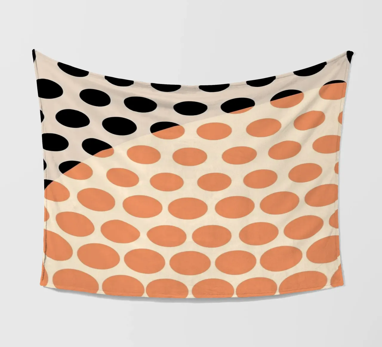 Bauhaus Geometric Circles Abstract Print 1919 fleece blanket by NorwesClub
