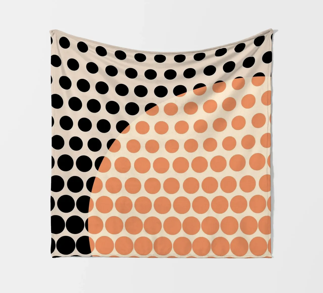 Bauhaus Geometric Circles Abstract Print 1919 fleece blanket by NorwesClub