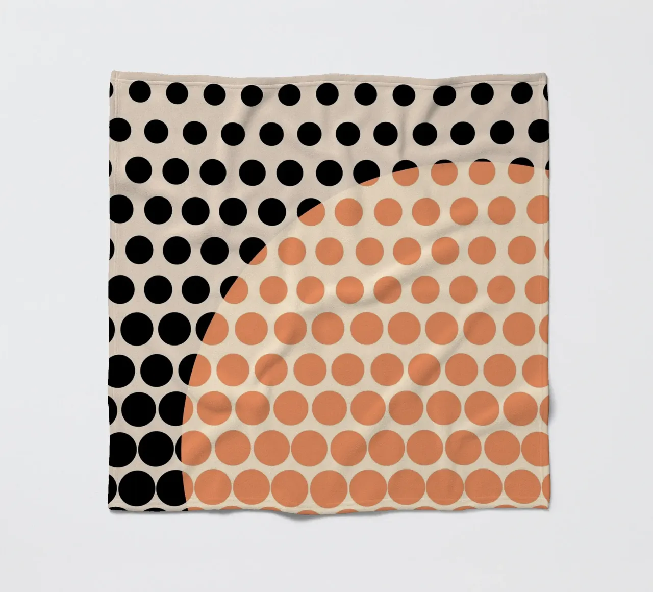 Bauhaus Geometric Circles Abstract Print 1919 fleece blanket by NorwesClub