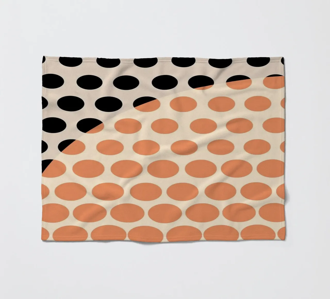 Bauhaus Geometric Circles Abstract Print 1919 fleece blanket by NorwesClub