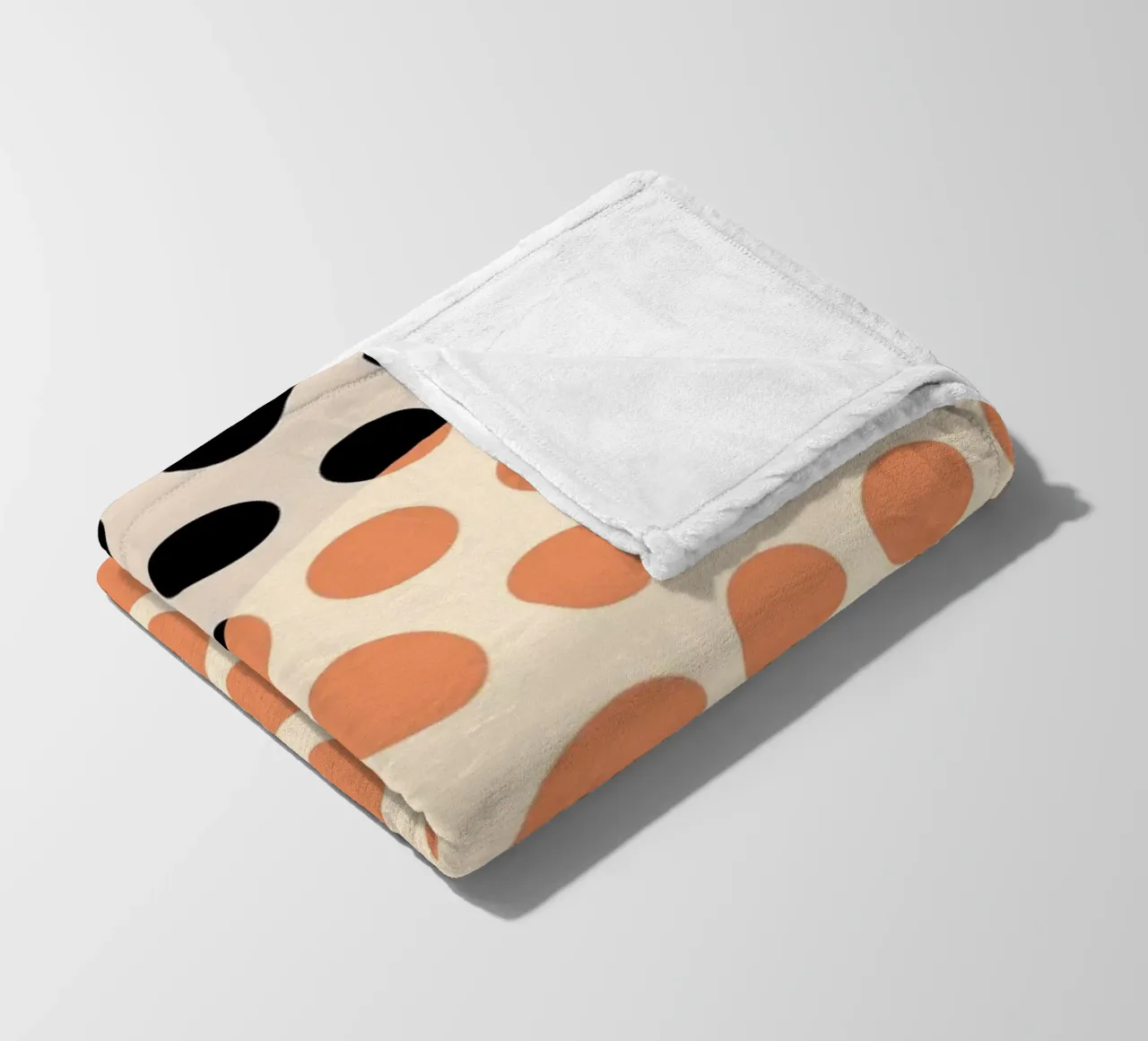 Bauhaus Geometric Circles Abstract Print 1919 fleece blanket by NorwesClub