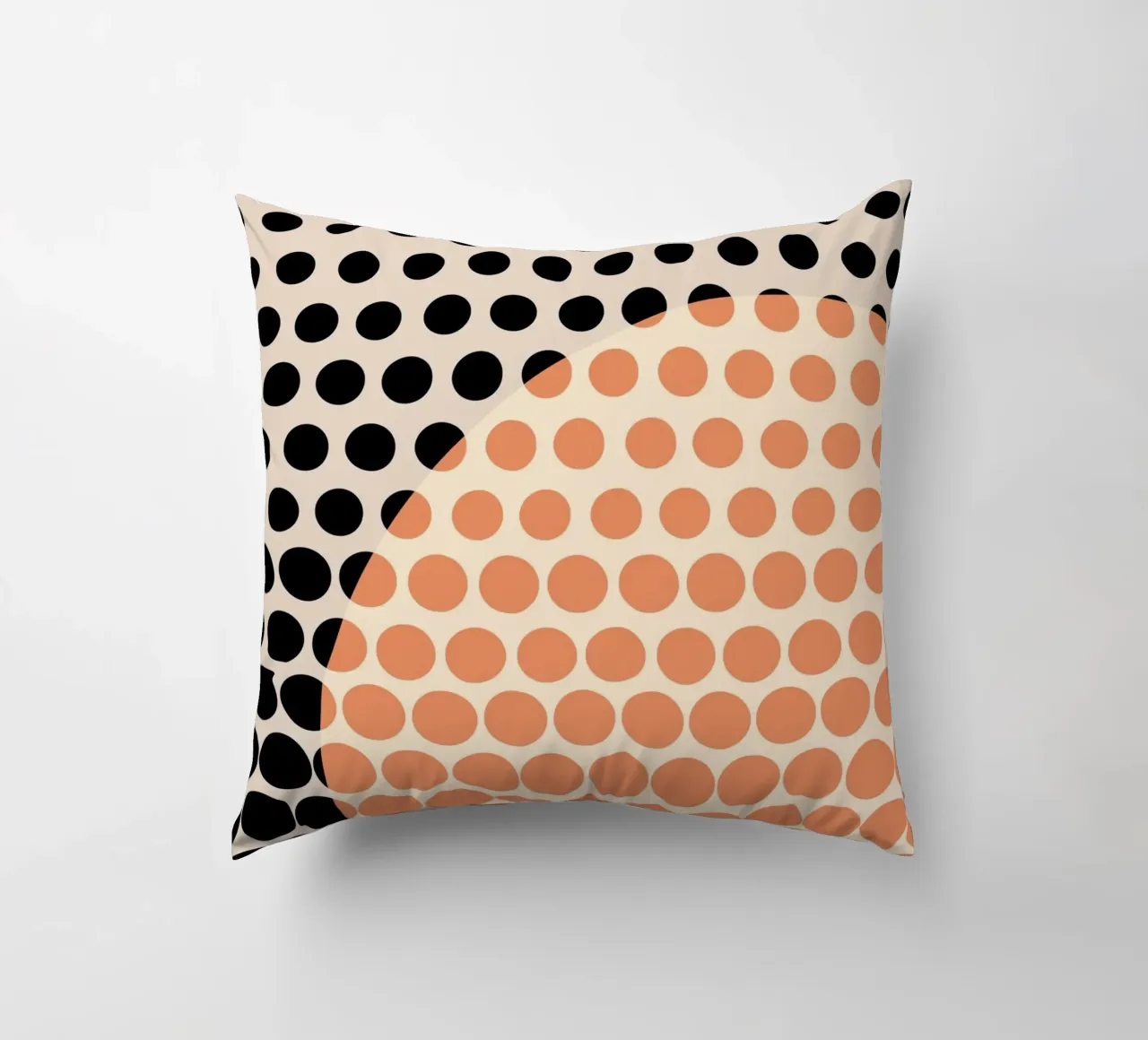 Bauhaus Geometric Circles Abstract Print 1919 decorative cushion by NorwesClub