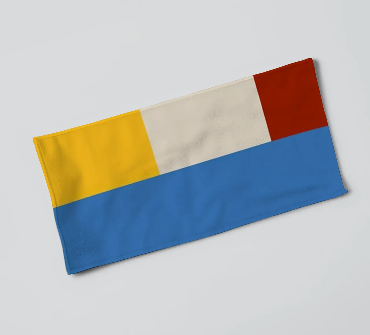 Bauhaus Geometric Abstract Arcs Color Print towel by NorwesClub