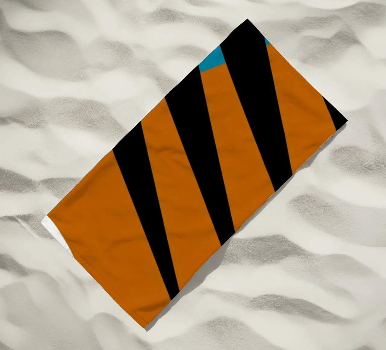 Bauhaus Geometric Abstract Eye Color Print toalla de playa de NorwesClub