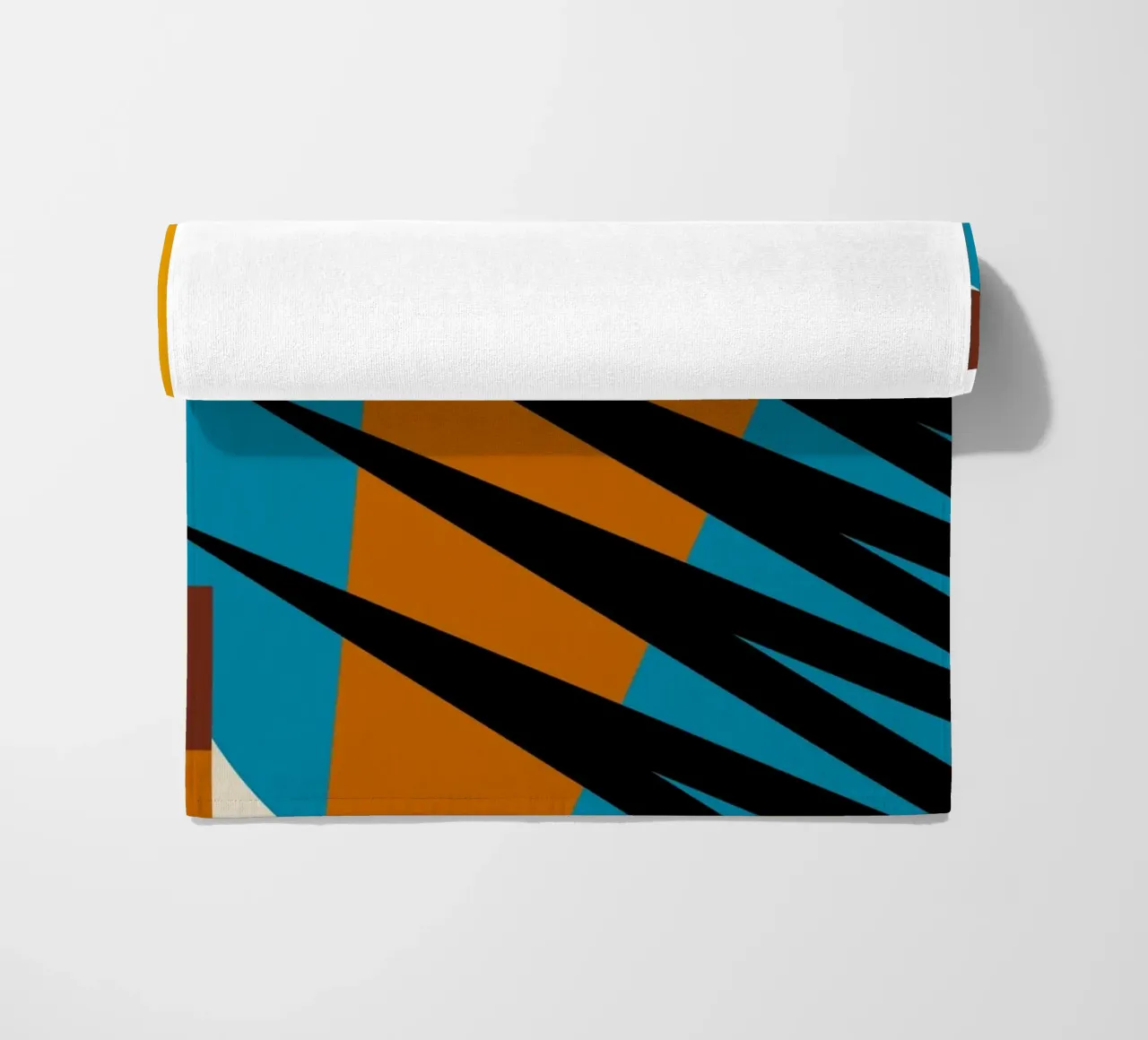 Bauhaus Geometric Abstract Eye Color Print toalla de playa de NorwesClub
